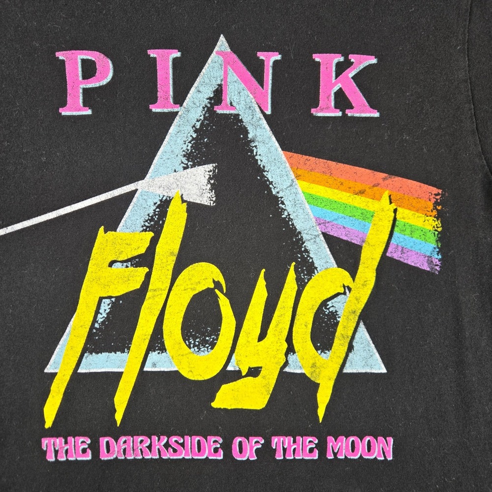 Pink Floyd Dark Side of the Moon 50th Anniversary T-Shirt Mens Medium Black